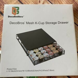 DecoBros Storage Drawer for Coffee Pods